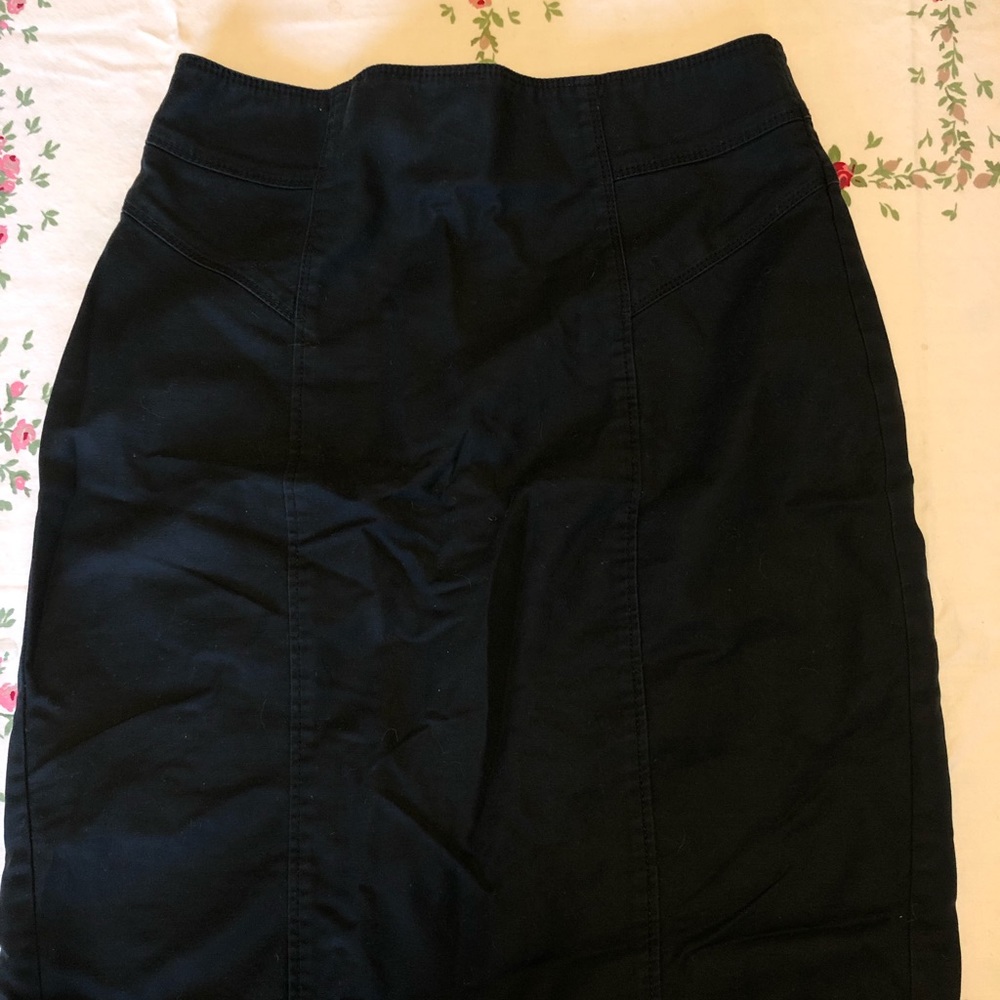 ann taylor black skirt